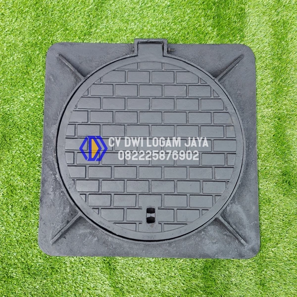 Manhole Cover Cast Iron Ukuran Frame 50cm