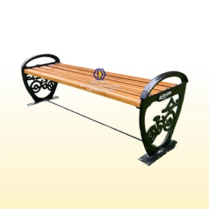 Malioboro Style Garden Chair Without Backrest with Bank Jatim Logo