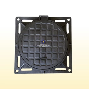 Manhole Cover Custom Ukuran Diameter 50CM Motif Bata