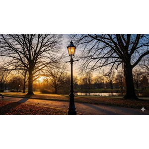 Tiang Lampu Taman Antik